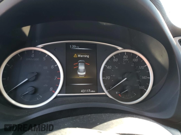 2018 Nissan Sentra SV with VIN 3N1AB7AP4JY280874, listed as a Copart auction lot 46175845 with 43,117 mi miles and Salvage Title. Bid and sale history available at carsss.com. Image 9.