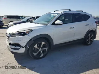 2016 Hyundai Tucson Limited with VIN KM8J33A2XGU117712, listed as a Copart auction lot 52489815 with 149,843 mi miles and Salvage Title. Bid and sale history available at carsss.com. Image 1.