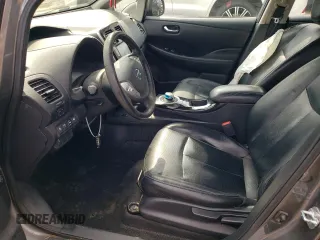 2015 Nissan LEAF SV with VIN 1N4AZ0CPXFC321642, listed as a Copart auction lot 69710373 with 49,954 mi miles. Bid and sale history available at carsss.com. Image 7.