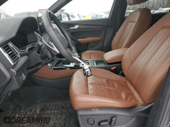 2022 Audi Q5 S line Premium Plus with VIN WA1EAAFY1N2090352, listed as a Copart auction lot 44381355 with 0 mi miles and Salvage Title. Bid and sale history available at carsss.com. Image 7.