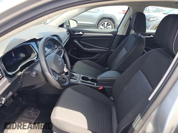 2024 Volkswagen Jetta S with VIN 3VW5M7BU8RM051840, listed as a IAAI auction lot 42852799 with 14,434 mi miles and . Bid and sale history available at DreamBid. Image 1.