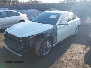 2018 Infiniti Q50 2.0t LUXE with VIN JN1CV7ARXJM280110, listed as a IAAI auction lot 41722863 with 88,878 mi miles. Bid and sale history available at carsss.com. Image 18.