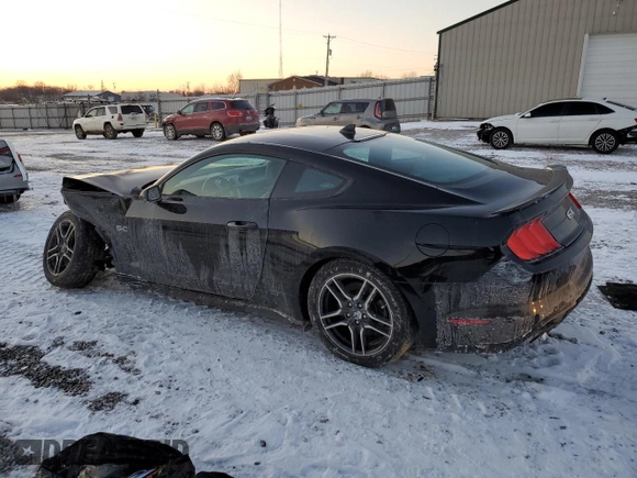 2022 Ford Mustang GT with VIN 1FA6P8CF1N5105683, listed as a Copart auction lot 46251905 with 49,344 mi miles and Salvage title. Bid and sale history available at DreamBid. Image 2.