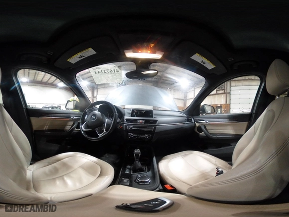 2016 BMW X1 xDrive28i with VIN WBXHT3C3XG5E47536, listed as a IAAI auction lot 41672144 with 97,932 mi miles. Bid and sale history available at carsss.com. Image 18.