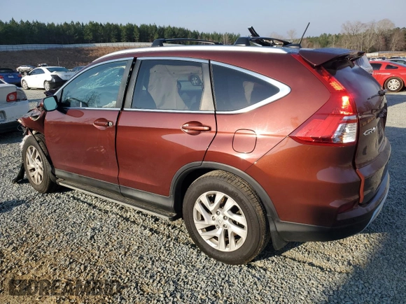 2015 Honda CR-V EX-L with VIN 2HKRM3H77FH502708, listed as a Copart auction lot 49065785 with 0 mi miles and Salvage Title. Bid and sale history available at carsss.com. Image 2.