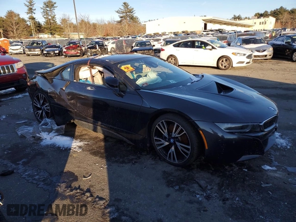 2015 BMW i8 z VIN WBY2Z2C57FV392308, wystawiony jako Copart lot #85937334 z przebiegiem Nie podano mil oraz Szkoda całkowita • Salvage title. Historia ofert i sprzedaży dostępna na DreamBid. Obrazek 4.
