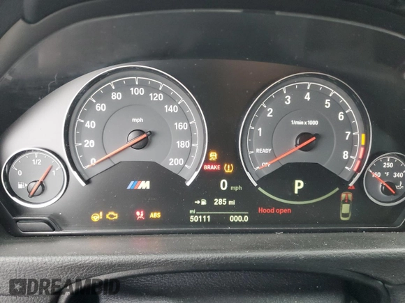 2020 BMW M4 with VIN WBS4Y9C08LFH20024, listed as a Copart auction lot 43635944 with 50,111 mi miles. Bid and sale history available at carsss.com. Image 9.