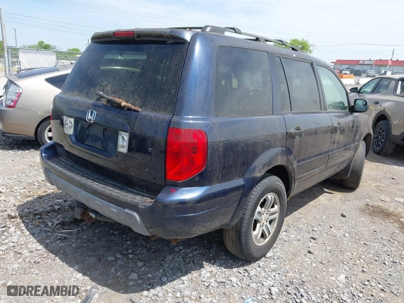 2004 Honda Pilot EX with VIN 2HKYF18554H562167, listed as a IAAI auction lot 42045178 with 146,828 mi miles. Bid and sale history available at carsss.com. Image 4.