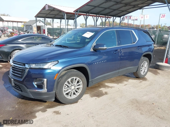 2022 Chevrolet Traverse LT Cloth with VIN 1GNERGKW5NJ163323, listed as a IAAI auction lot 40683777 with 47,505 mi miles. Bid and sale history available at carsss.com. Image 18.