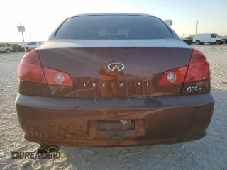 2006 Infiniti G35 z VIN JNKCV51F06M615940, wystawiony jako Copart lot #81223434 z przebiegiem 201 543 mil mil oraz Szkoda całkowita • Salvage title. Historia ofert i sprzedaży dostępna na DreamBid. Obrazek 6.