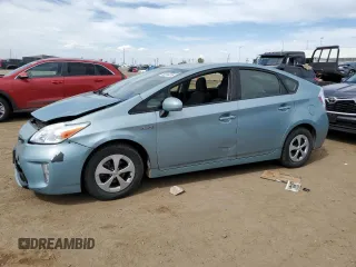 2013 Toyota Prius One with VIN JTDKN3DU5D1720077, listed as a Copart auction lot 56819255 with 79,496 mi miles and Salvage title. Bid and sale history available at DreamBid. Image 1.