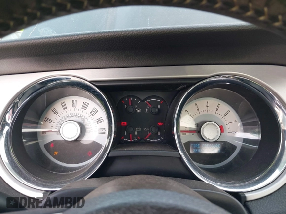 2012 Ford Mustang V6 Premium with VIN 1ZVBP8AM8C5220642, listed as a IAAI auction lot 42110826 with 106,322 mi miles. Bid and sale history available at carsss.com. Image 7.