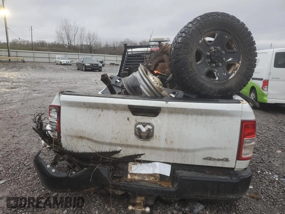 2022 Ram 3500 Tradesman with VIN 3C63R3GL7NG358937, listed as a Copart auction lot 86582034 with 66,000 mi miles and Salvage Title. Bid and sale history available at carsss.com. Image 6.