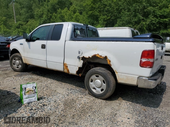 2008 Ford F-150 STX z VIN 1FTRX14W68FB94873, wystawiony jako Copart lot #58972095 z przebiegiem 257 876 mil mil oraz Szkoda całkowita • Salvage title. Historia ofert i sprzedaży dostępna na DreamBid. Obrazek 2.
