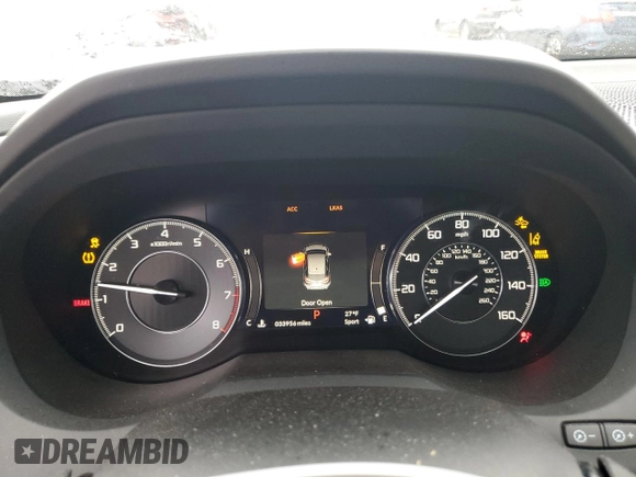 2019 Acura RDX with VIN 5J8TC1H34KL006542, listed as a Copart auction lot 87649885 with 33,956 mi miles and Salvage Title. Bid and sale history available at carsss.com. Image 9.