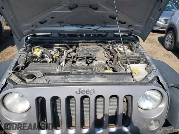 2016 Jeep Wrangler Unlimited Sport RHD with VIN 1C4BJWKG4GL318456, listed as a Copart auction lot 55808275 with 221,639 mi miles and Clean title. Bid and sale history available at DreamBid. Image 11.