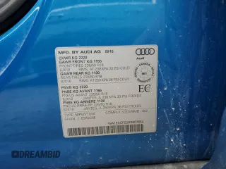 2017 Audi Q3 Premium with VIN WA1ECCFS2HR007654, listed as a Copart auction lot 59002885 with 138,741 mi miles and Clean title. Bid and sale history available at DreamBid. Image 13.