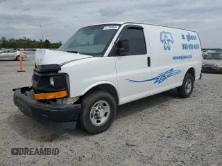2017 Chevrolet Express Cargo z VIN 1GCWGAFF3H1147488, wystawiony jako Copart lot #51792665 z przebiegiem Nie podano mil oraz Szkody całkowita. Historia ofert i sprzedaży dostępna na DreamBid. Obrazek 1.