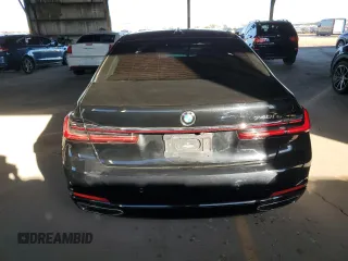2020 BMW 7 Series 740i with VIN WBA7T2C00LGL17766, listed as a Copart auction lot 72001603 with 74,324 mi miles. Bid and sale history available at carsss.com. Image 6.
