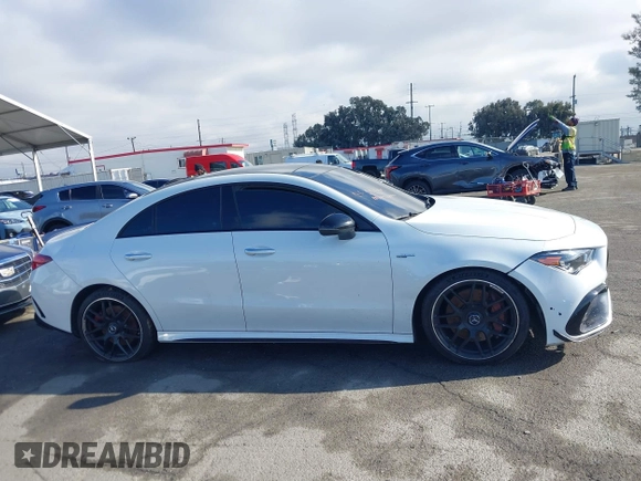2021 Mercedes-Benz CLA 45 AMG with VIN W1K5J5DB4MN206125, listed as a IAAI auction lot 40928985 with 34,410 mi miles and . Bid and sale history available at DreamBid. Image 13.