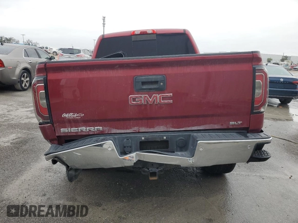 2018 GMC Sierra 1500 SLT z VIN 3GTU2NEC7JG198150, wystawiony jako Copart lot #83103454 z przebiegiem 84 450 mil mil oraz Nie do naprawy • Non repairable. Historia ofert i sprzedaży dostępna na DreamBid. Obrazek 6.