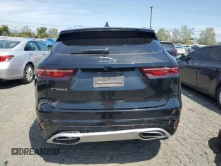 2021 Jaguar F-Pace S with VIN SADCJ2EU4MA666915, listed as a Copart auction lot 51481274 with 49,132 mi miles and Salvage title. Bid and sale history available at DreamBid. Image 6.