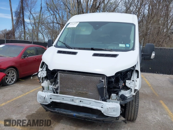 2024 Ford Transit Passenger XL with VIN 1FBAX2C86RKA52252, listed as a IAAI auction lot 41842053 with 12,932 mi miles. Bid and sale history available at carsss.com. Image 6.