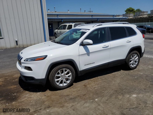 2017 Jeep Cherokee Latitude with VIN 1C4PJLCB4HW535741, listed as a Copart auction lot 66332684 with 118,692 mi miles and Salvage Title. Bid and sale history available at carsss.com. Image 1.