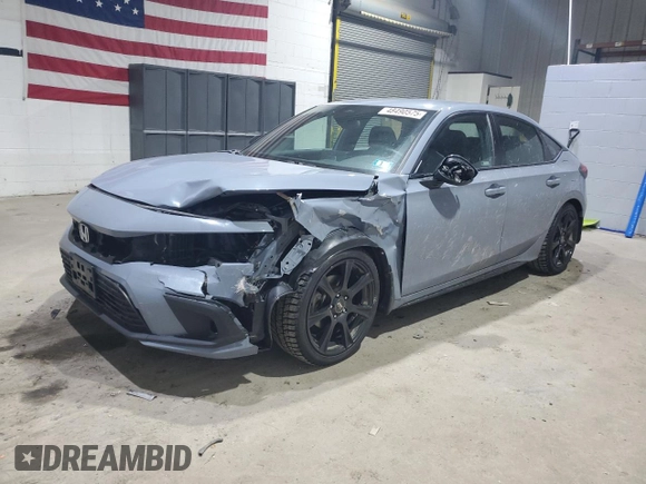 2023 Honda Civic Sport with VIN 19XFL2H83PE004830, listed as a Copart auction lot 48490575 with 30,358 mi miles and Salvage Title. Bid and sale history available at DreamBid. Image 1.