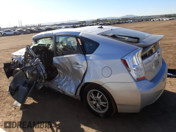 2010 Toyota Prius II with VIN JTDKN3DU4A0240369, listed as a Copart auction lot 46295773 with 0 mi miles and Salvage Title. Bid and sale history available at carsss.com. Image 2.