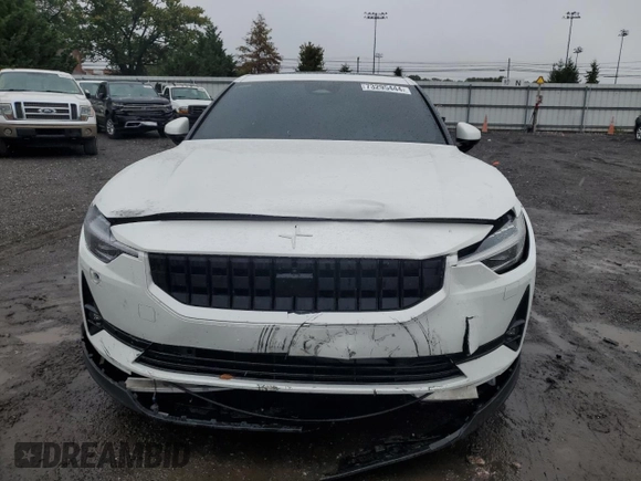 2021 Polestar 2 Launch Edition with VIN LPSED3KA2ML017218, listed as a Copart auction lot 73295444 with 33,808 mi miles and Salvage Title. Bid and sale history available at carsss.com. Image 5.