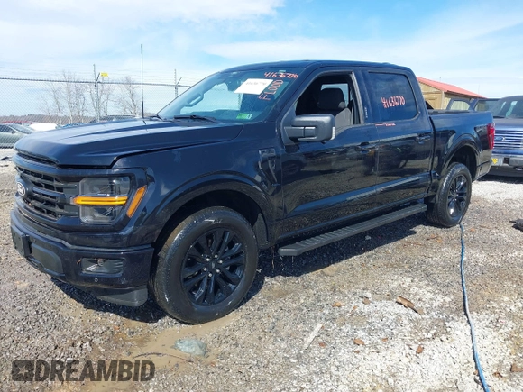 2024 Ford F-150 XLT with VIN 1FTFW3L83RFA94283, listed as a IAAI auction lot 41636770 with 1,512 mi miles and . Bid and sale history available at DreamBid. Image 2.