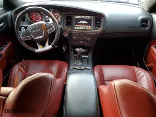 2022 Dodge Charger SRT Hellcat Widebody with VIN 2C3CDXL97NH155124, listed as a Copart auction lot 82694254 with 27,678 mi miles and Salvage Title. Bid and sale history available at carsss.com. Image 8.