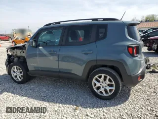 2017 Jeep Renegade Latitude with VIN ZACCJBBB9HPF65454, listed as a Copart auction lot 53787315 with 82,689 mi miles and Salvage Title. Bid and sale history available at carsss.com. Image 2.