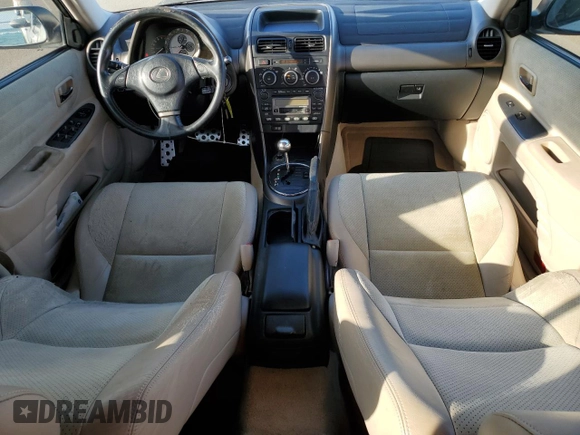 2001 Lexus IS 300/350 z VIN JTHBD182510004540, wystawiony jako Copart lot #41866205 z przebiegiem 120 248 mil mil oraz Szkoda całkowita • Salvage title. Historia ofert i sprzedaży dostępna na DreamBid. Obrazek 8.