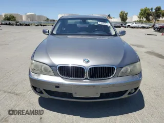 2006 BMW 7 Series 750i with VIN WBAHL83546DT02261, listed as a Copart auction lot 61686475 with 86,909 mi miles and Salvage title. Bid and sale history available at DreamBid. Image 5.
