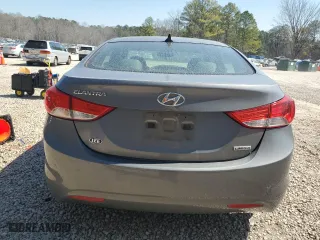 2013 Hyundai Elantra GLS with VIN 5NPDH4AE1DH297221, listed as a Copart auction lot 48700445 with 121,720 mi miles and Salvage Title. Bid and sale history available at carsss.com. Image 6.