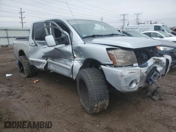 2004 Nissan Titan LE with VIN 1N6AA07A94N507274, listed as a Copart auction lot 47797205 with 144,021 mi miles and Salvage Title. Bid and sale history available at DreamBid. Image 4.