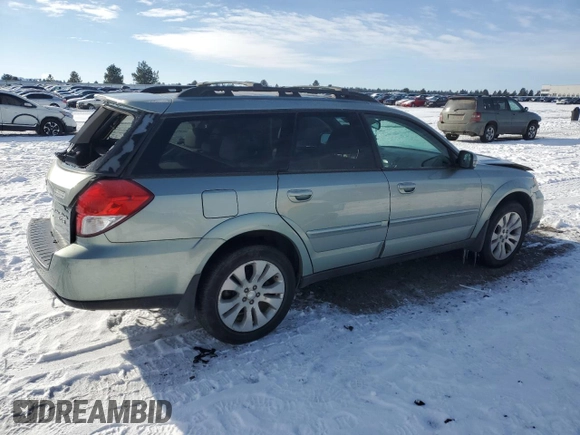 2009 Subaru Outback 3.0R Ltd with VIN 4S4BP85C294328835, listed as a Copart auction lot 44181845 with 107,811 mi miles and Salvage Title. Bid and sale history available at carsss.com. Image 3.