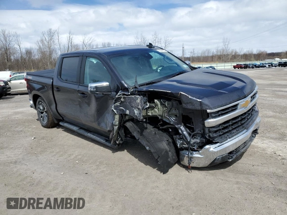 2024 Chevrolet Silverado 1500 LT with VIN 3GCPDKEK3RG315618, listed as a Copart auction lot 52344075 with 7,213 mi miles and Salvage Title. Bid and sale history available at DreamBid. Image 4.
