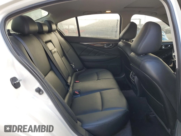 2018 Infiniti Q50 2.0t LUXE with VIN JN1CV7AP6JM240900, listed as a Copart auction lot 44648925 with 52,619 mi miles and Salvage Title. Bid and sale history available at carsss.com. Image 11.