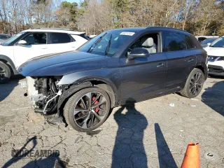 2021 Audi SQ5 with VIN WA1C4BFY4M2001182, listed as a Copart auction lot 86241244 with 36,604 mi miles and Salvage Title. Bid and sale history available at DreamBid. Image 1.