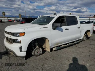 2021 Chevrolet Silverado 1500 Custom with VIN 3GCPWBEK2MG473922, listed as a Copart auction lot 42142875 with Not Provided miles and Salvage Title. Bid and sale history available at DreamBid. Image 1.