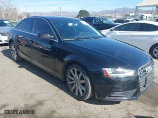 2013 Audi A4 Premium Plus with VIN WAUEFAFL7DA110827, listed as a IAAI auction lot 41410170 with 102,756 mi miles. Bid and sale history available at carsss.com. Image 1.