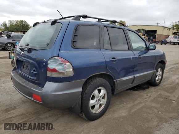 2006 Hyundai Santa Fe GLS with VIN KM8SC13D86U101742, listed as a Copart auction lot 72785044 with 137,819 mi miles and Salvage Title. Bid and sale history available at carsss.com. Image 3.