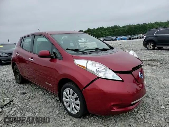 2015 Nissan LEAF SV with VIN 1N4AZ0CP9FC332115, listed as a Copart auction lot 57519363 with 26,964 mi miles. Bid and sale history available at carsss.com. Image 10.