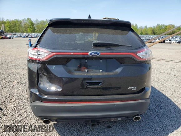 2018 Ford Edge SEL with VIN 2FMPK4J82JBB47176, listed as a Copart auction lot 55318775 with 66,847 mi miles and Salvage Title. Bid and sale history available at carsss.com. Image 6.