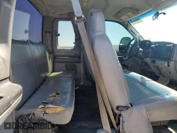 2006 Ford F-250 XL with VIN 1FTSX20586EB32799, listed as a Copart auction lot 57609635 with 272,580 mi miles and Salvage title. Bid and sale history available at DreamBid. Image 10.
