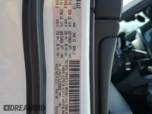 2018 Jeep Grand Cherokee High Altitude with VIN 1C4RJFCT9JC293653, listed as a Copart auction lot 58833145 with 96,808 mi miles and Salvage title. Bid and sale history available at DreamBid. Image 12.