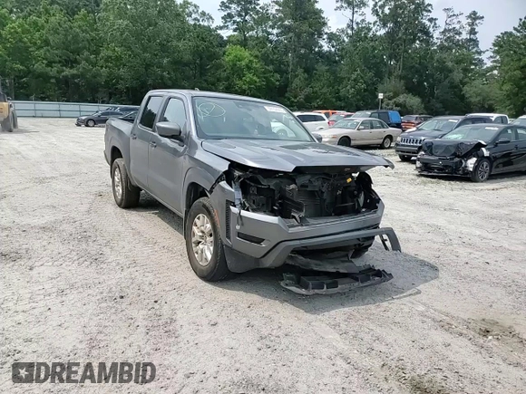 2022 Nissan Frontier SV with VIN 1N6ED1EK8NN680666, listed as a Copart auction lot 59164865 with 57,697 mi miles and Salvage title. Bid and sale history available at DreamBid. Image 13.